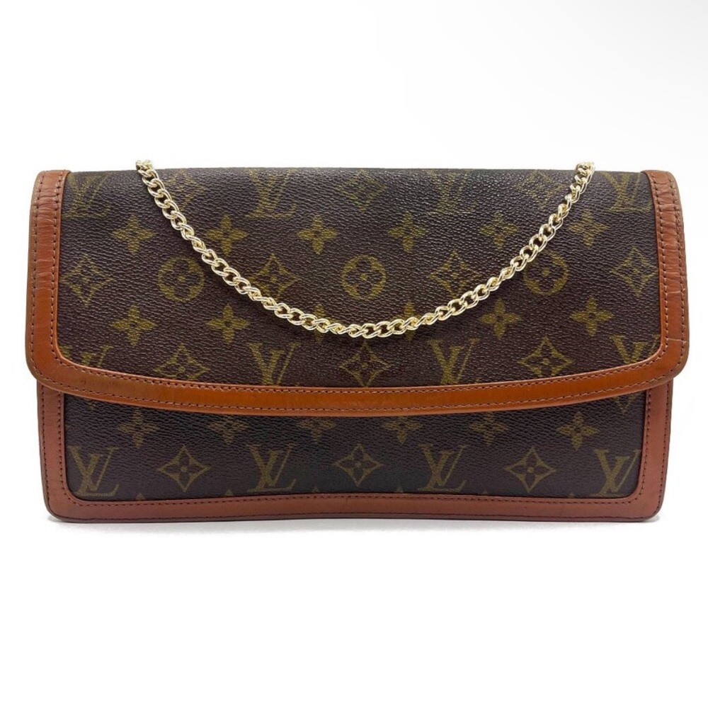Louis Vuitton Brown Monogram Clutch